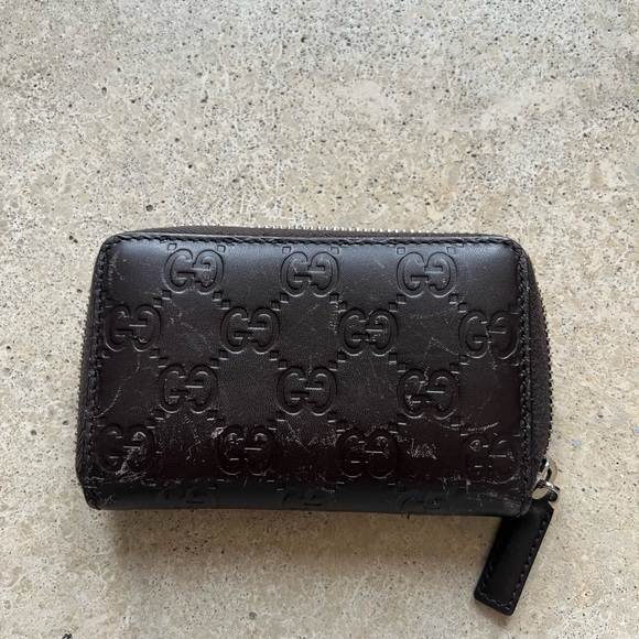 Gucci Dark Brown Leather Wallet - Picture 4 of 9